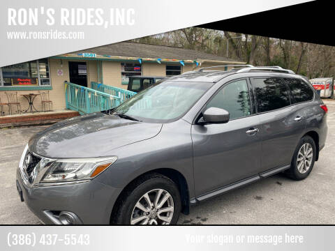 2015 Nissan Pathfinder for sale at RON'S RIDES,INC in Bunnell FL