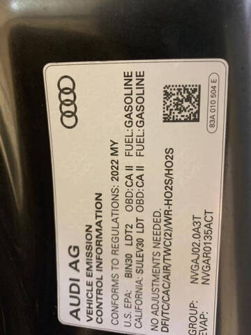 2022 Audi Q3 quattro S line Premium 45 TFSI