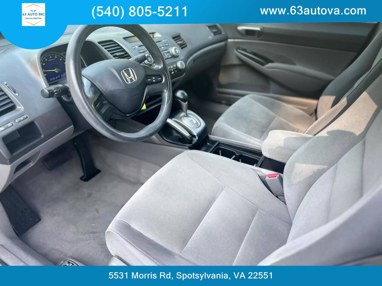 2008 Honda Civic for sale at 63 Auto Inc in Spotsylvania, VA