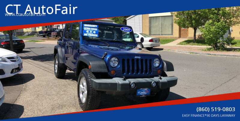2009 Jeep Wrangler Unlimited for sale at CT AutoFair in West Hartford CT
