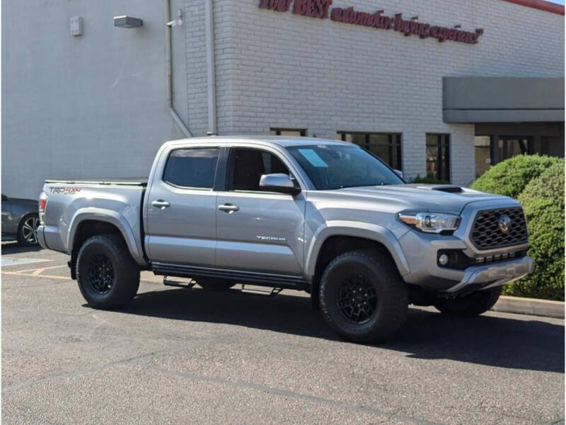 Used 2021 Toyota Tacoma TRD Sport with VIN 3TMCZ5AN9MM438612 for sale in Phoenix, AZ