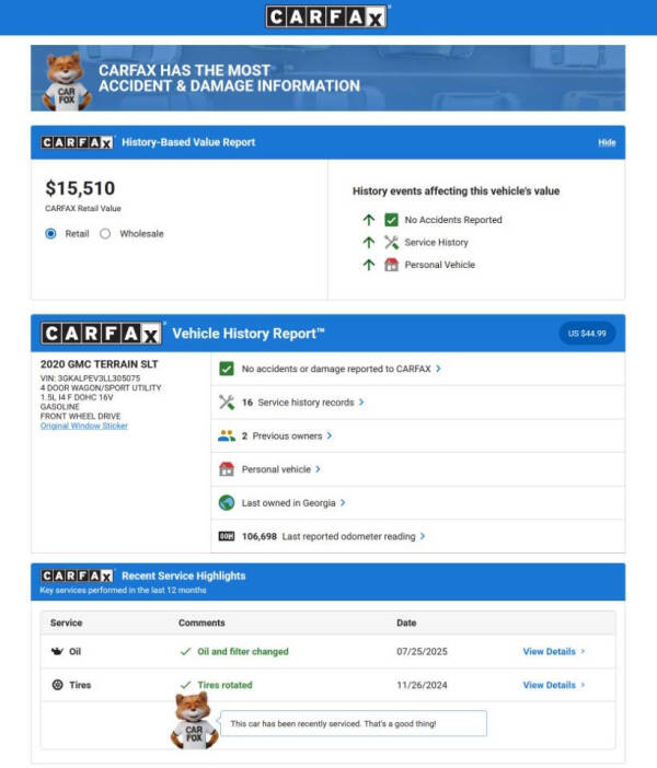 2020 GMC Terrain SLT