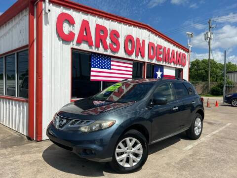 2013 Nissan Murano for sale at Cars On Demand 3 in Pasadena TX