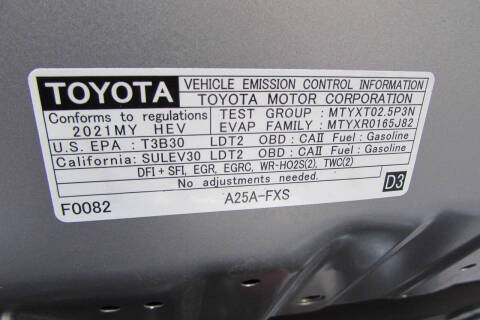 2021 Toyota RAV4 Hybrid LE