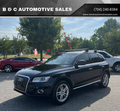 2015 Audi Q5 for sale at B & C AUTOMOTIVE SALES in Lincolnton NC