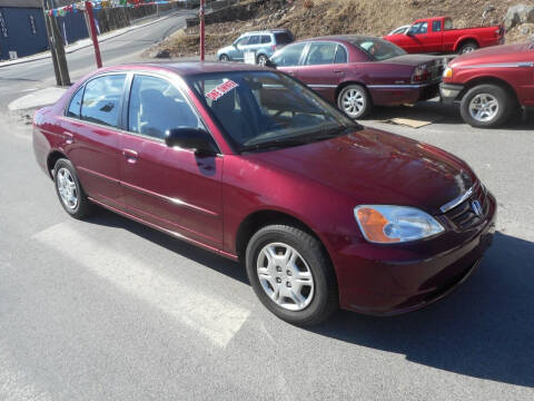 2002 Honda Civic for sale at Ricciardi Auto Sales in Waterbury CT