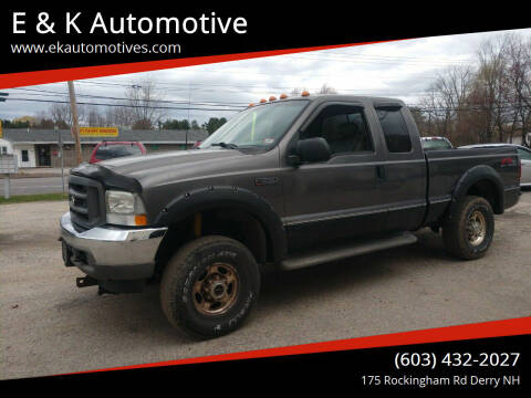2003 Ford F-250 Super Duty for sale at E & K Automotive in Derry NH