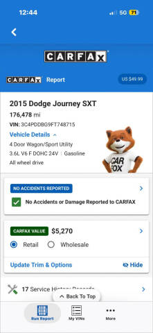 2015 Dodge Journey SXT