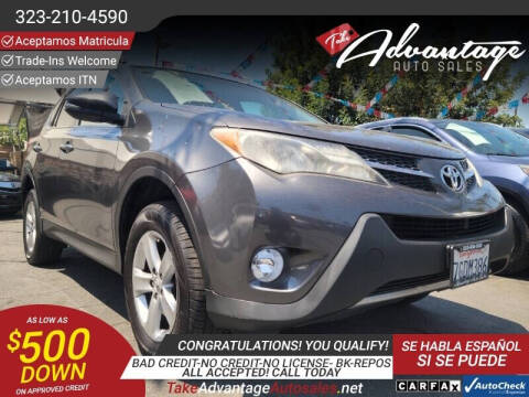 2014 Toyota RAV4 for sale at ADVANTAGE AUTO SALES INC in Bell CA