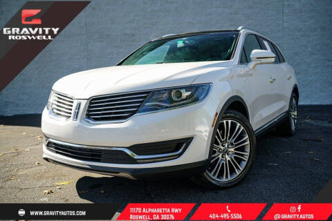 2016 Lincoln MKX for sale at Gravity Autos Roswell in Roswell GA