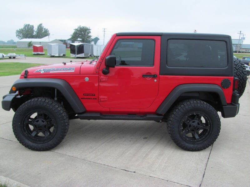 Used 2017 Jeep Wrangler Sport S with VIN 1C4AJWAG6HL503056 for sale in Albert Lea, Minnesota