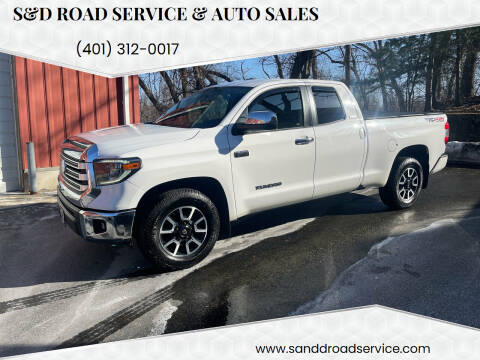 2018 Toyota Tundra for sale at S&D Road Service & Auto Sales in Cumberland RI