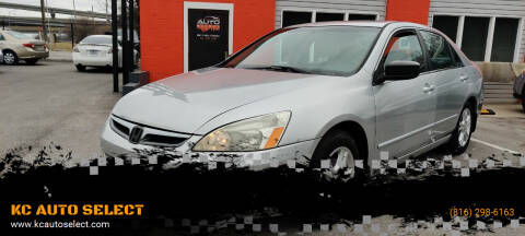 2006 Honda Accord for sale at KC AUTO SELECT in Kansas City MO