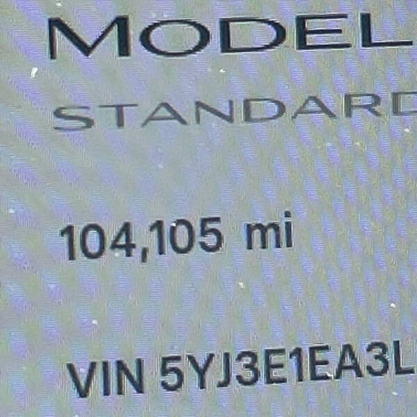 2020 Tesla Model 3