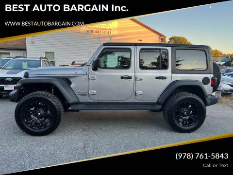 2019 Jeep Wrangler Unlimited for sale at BEST AUTO BARGAIN inc. in Lowell MA