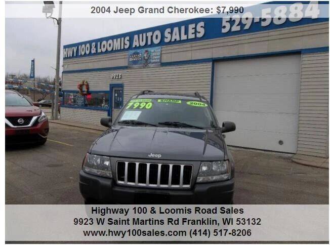 2004 Jeep Grand Cherokee for sale at Highway 100 & Loomis Road Sales in Franklin WI