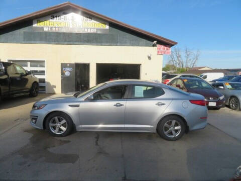2015 Kia Optima for sale at Jefferson St Motors in Waterloo IA