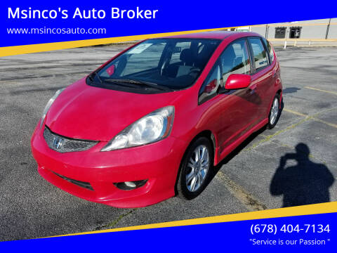 2009 Honda Fit for sale at Msinco's Auto Broker in Snellville GA