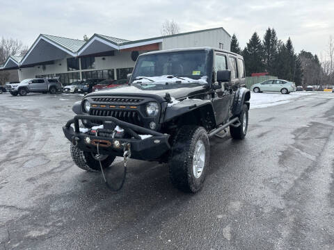 2017 Jeep Wrangler Unlimited for sale at Williston Economy Motors in South Burlington VT