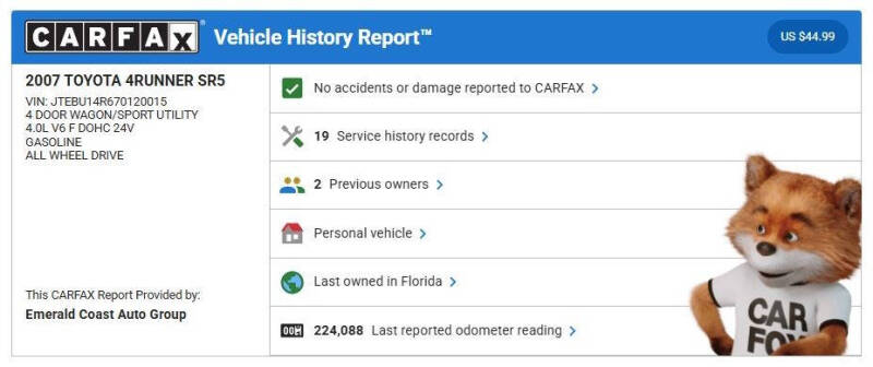 2007 Toyota 4Runner Sport Edition