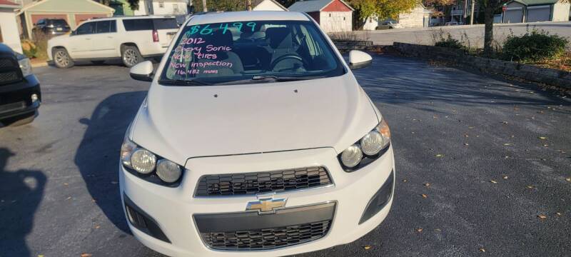 2012 Chevrolet Sonic for sale at SUSQUEHANNA VALLEY PRE OWNED MOTORS in Lewisburg PA
