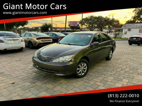 2005 Toyota Camry for sale at Giant Motor Cars in Tampa FL
