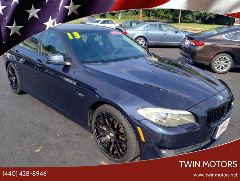 2013 BMW 5 Series for sale at TWIN MOTORS in Madison OH