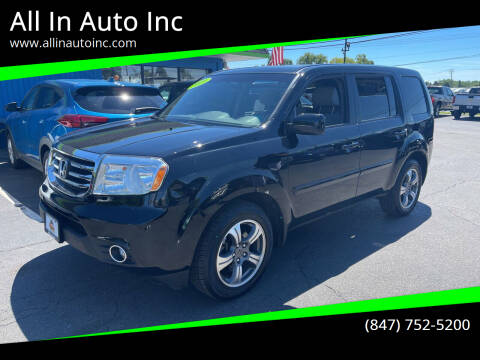 2015 Honda Pilot for sale at All In Auto Inc in Palatine IL