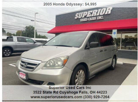 2005 Honda Odyssey for sale at Superior Used Cars Inc in Cuyahoga Falls OH