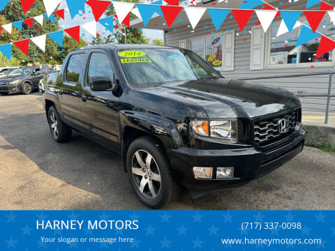 2014 Honda Ridgeline for sale at HARNEY MOTORS in Gettysburg PA