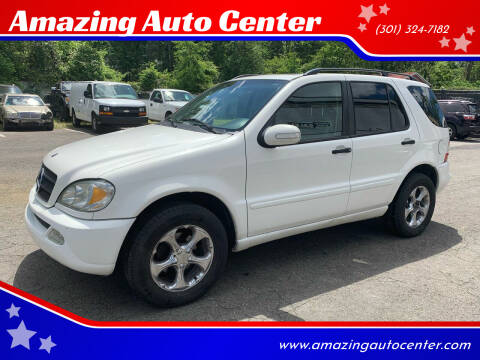 2002 Mercedes-Benz M-Class for sale at Amazing Auto Center in Capitol Heights MD