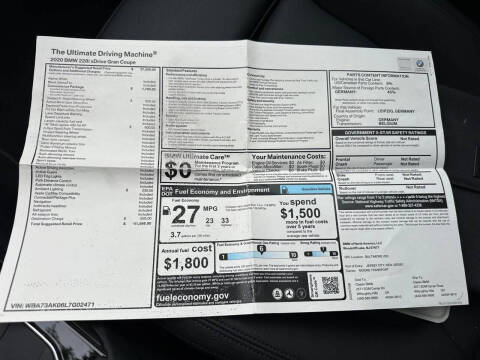 2020 BMW 2 Series 228i xDrive Gran Coupe