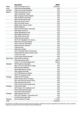 2025 MINI Countryman Cooper S ALL4