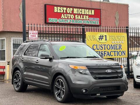 2015 Ford Explorer for sale at Best of Michigan Auto Sales in Detroit MI