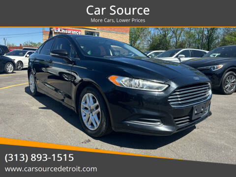 2016 Ford Fusion for sale at Car Source in Detroit MI