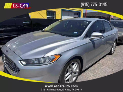 2016 Ford Fusion for sale at Escar Auto in El Paso TX