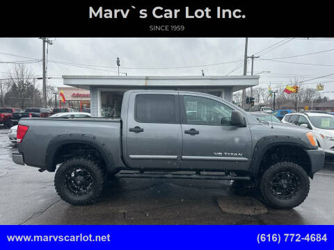 2015 Nissan Titan for sale at Marv`s Car Lot Inc. in Zeeland MI