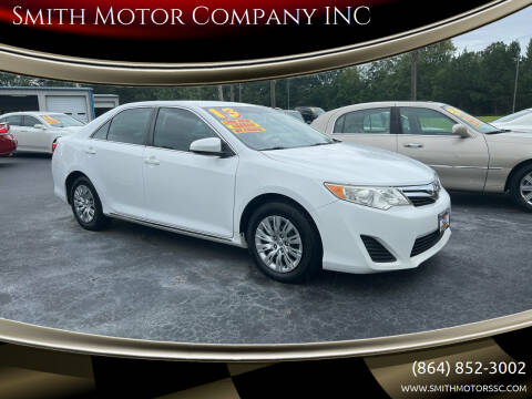 2013 Toyota Camry for sale at Smith Motor Company, Inc. in Mc Cormick SC