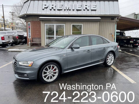 2015 Audi A4 for sale at Premiere Auto Sales in Washington PA