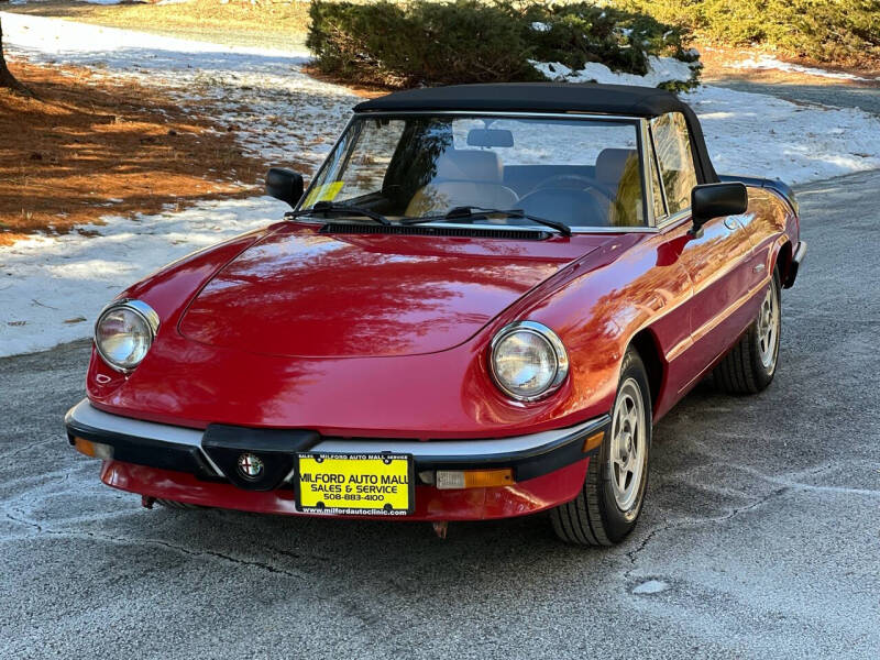 1987 Alfa Romeo Spider for sale at Milford Automall Sales and Service in Bellingham MA