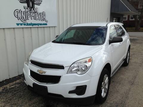 2013 Chevrolet Equinox for sale at Team Knipmeyer in Beardstown IL
