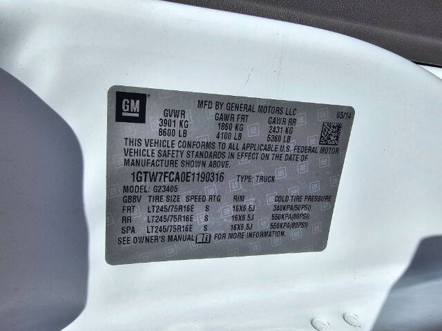 2014 GMC Savana 2500