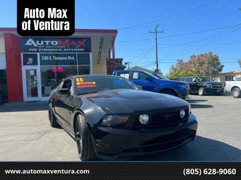 2011 Ford Mustang for sale at Auto Max of Ventura in Ventura CA
