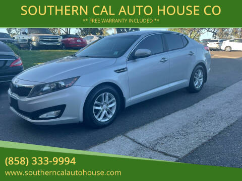 2013 Kia Optima for sale at SOUTHERN CAL AUTO HOUSE CO in San Diego CA