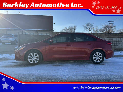 2021 Toyota Corolla for sale at Berkley Automotive Inc. in Berkley MI