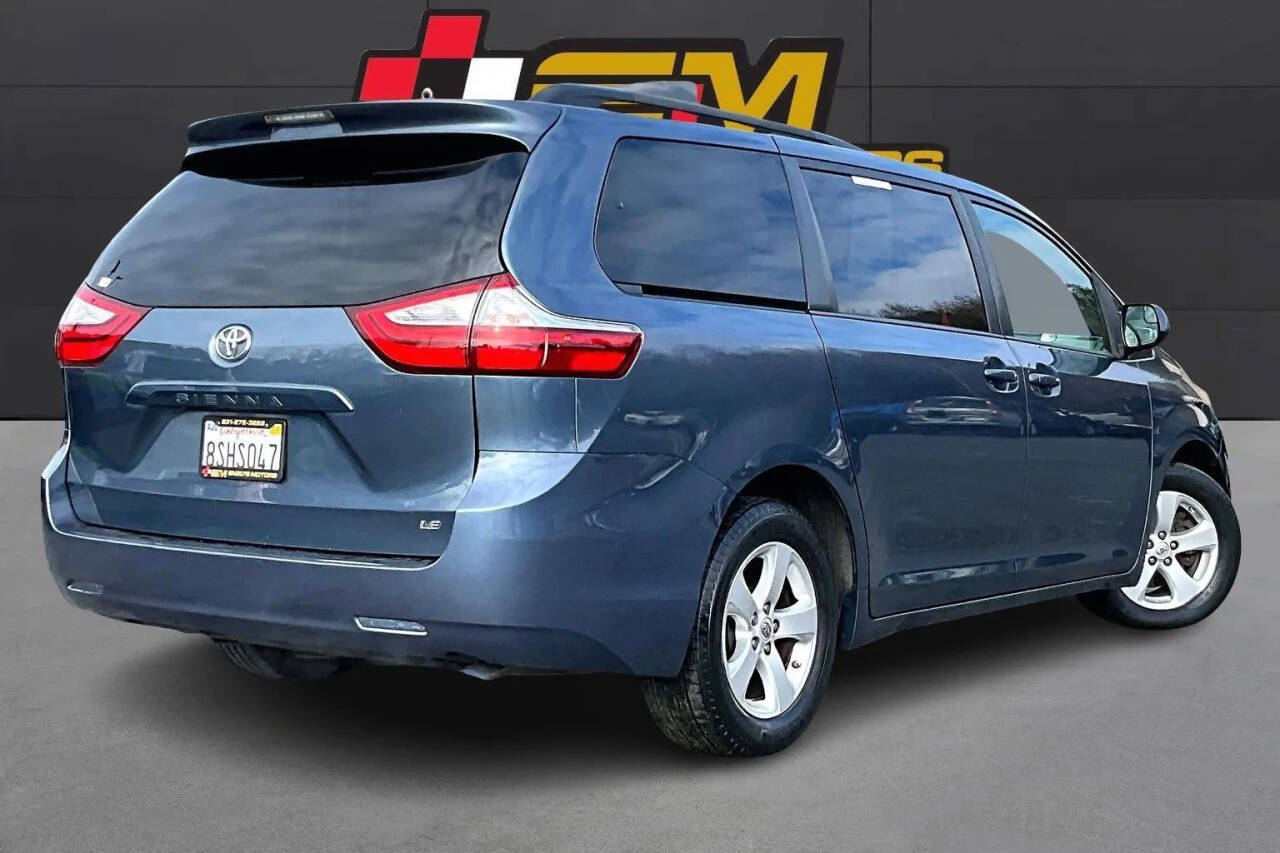 Blue 2017 Toyota Sienna LE 8-Passenger LE 8-Passenger 4dr Mini-Van 2