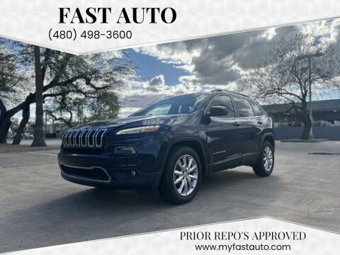 2016 Jeep Cherokee for sale at Fast Auto in Mesa AZ