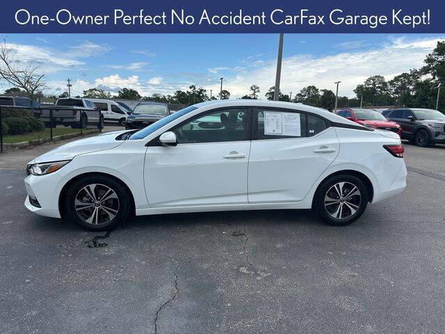 Used 2021 Nissan Sentra SV with VIN 3N1AB8CV9MY264224 for sale in Lighthouse Point, FL