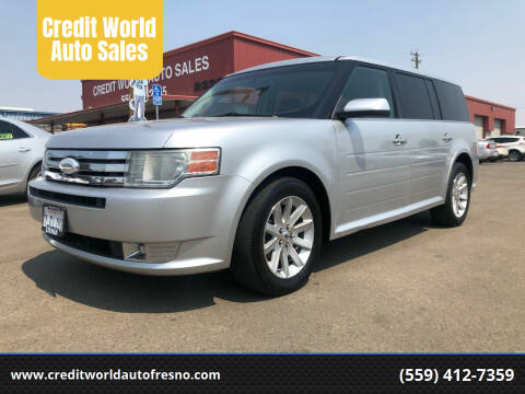 2011 Ford Flex for sale at Credit World Auto Sales in Fresno CA