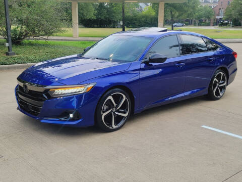 2021 Honda Accord for sale at MOTORSPORTS IMPORTS in Houston TX
